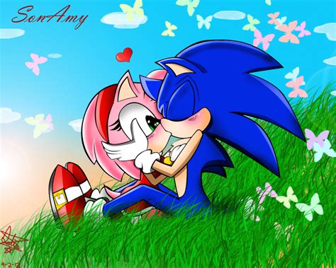 SONAMY KISS - Sonic and Amy Wallpaper (31033206) - Fanpop - Page 13