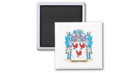 Cockayne Coat of Arms - Family Crest Square Magnet | Zazzle