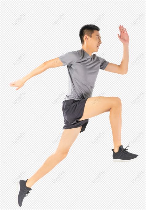 Sports Male Jumping, Man Running, Male, Action PNG Hd Transparent Image And Clipart Image For ...