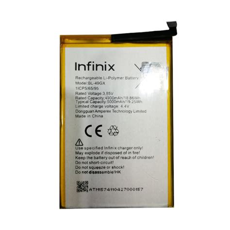 Infinix Smart 5 Battery | 100% Original | 5000mAh | Top Class Trading