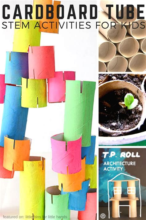 Cardboard Tube STEM Activities - Little Bins for Little Hands