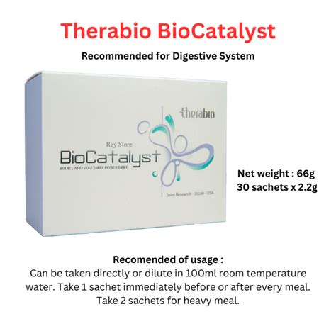 Therabio BioCatalyst Enzymes Mix Drink (30 sachets x 2.2g) Exp. 1/2024 | Lazada