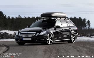 Mercedes Benz E220 CDI on CW-5 Matte Black Machined Face | Flickr