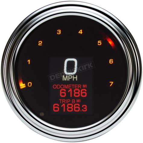 Dakota Digital 4.5 in. Chrome MLX-2000 Series Speedometer - MLX-2000 ...