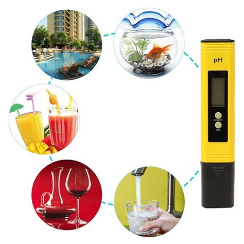 Digital PH Meter 0.01 High Accuracy 0 14 pH Measurement Range Water Quality Tester for Pool ...