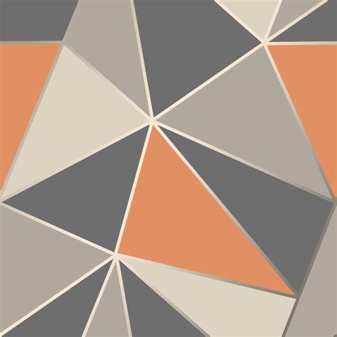 Orange Geometric Wallpapers - Wallpaper Cave