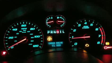 Chevy Equinox Dashboard Lights