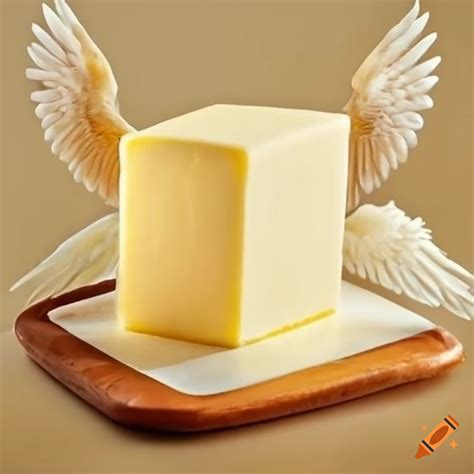 Butter with angel wings