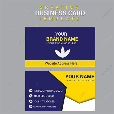 Modern Minimalist Business Card Template Template Download on Pngtree