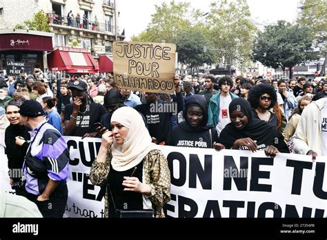 Protest against Police Violences in Paris - September 23th 2023 Stock Photo - Alamy