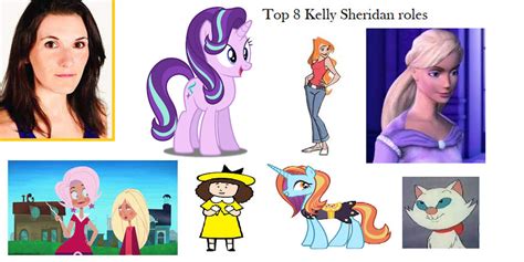 Top 8 Kelly Sheridan roles by CaptainPonyboy1999 on DeviantArt