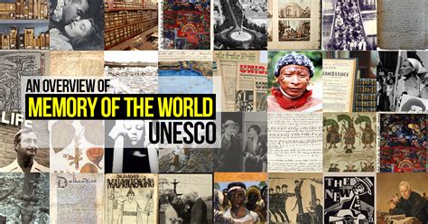 An overview of Memory of the World - UNESCO - RTF | Rethinking The Future