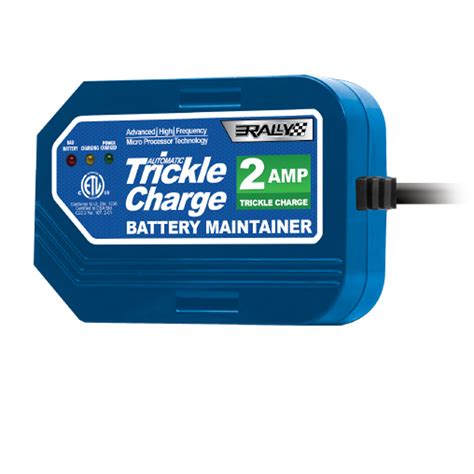 Rally 2 AMP Marine Trickle Charger Battery Maintainer - Automotive - Batteries - Battery ...