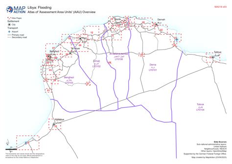 Libya: Flooding, 2023 - MapAction