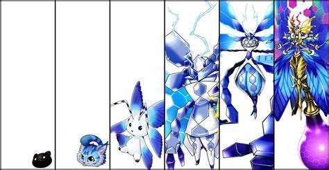 Eosmon - Evolution by Helsona on DeviantArt