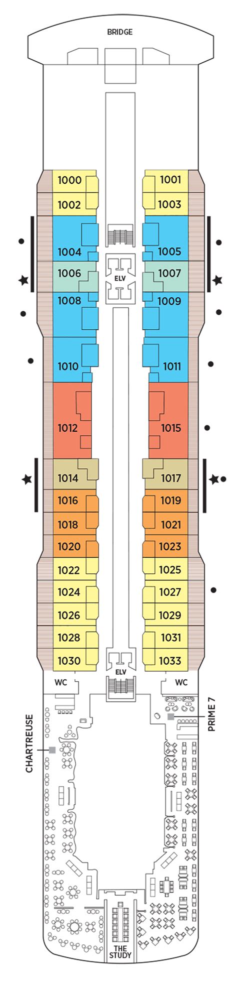 Regent Seven Seas Grandeur – Deck Plans - Planet Cruise