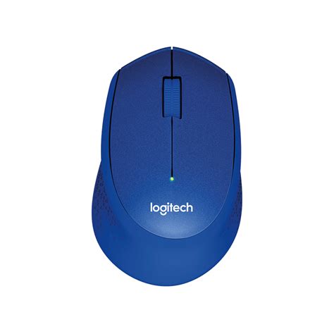 Logitech M330 Silent Plus Blue Wireless Mouse - GeeWiz