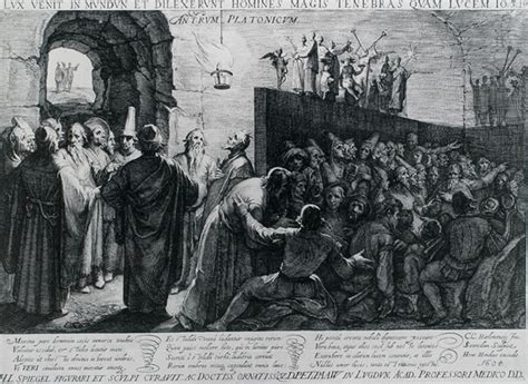 Plato Allegory of the Cave by Jan Saenredam 15651607 Art Print 18x12 ...