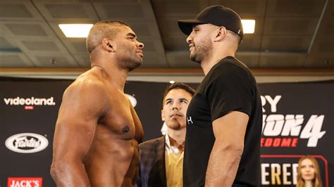 Alistair Overeem faces off with Badr Hari ahead of trilogy showdown at Glory: Collision 4 ...