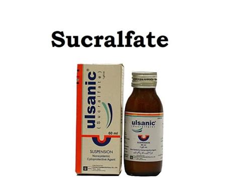 Sucralfate (Ulsanic, Carafate) - Dose, Side effects | Healing Is Divine GI