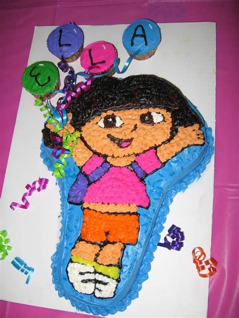 Dora Birthday Cake - CakeCentral.com