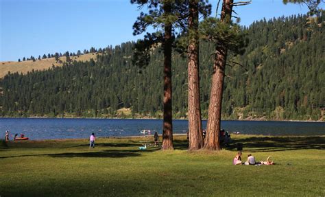 Wallowa Lake is surrounded by natural beauty, but the state park ...