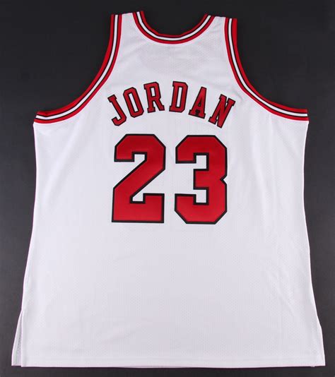 Michael Jordan Signed Limited Edition Bulls Authentic Mitchell & Ness Jersey #23/123 (UDA COA ...