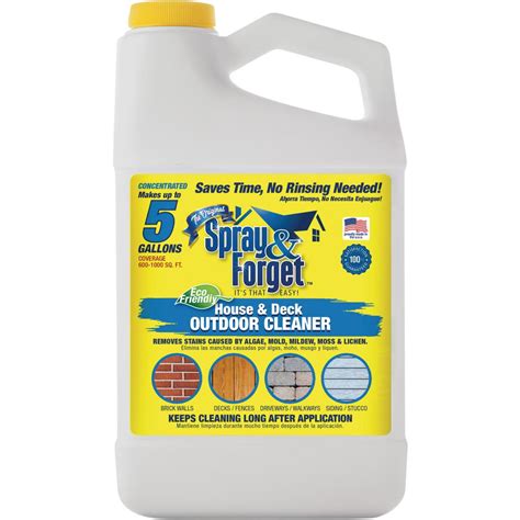 Spray and Forget 1-Gal. Concentrated No Rinse Eco-Friendly Roof and ...