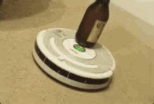 Roomba Cat GIF - Roomba Cat On My Way - Discover & Share GIFs