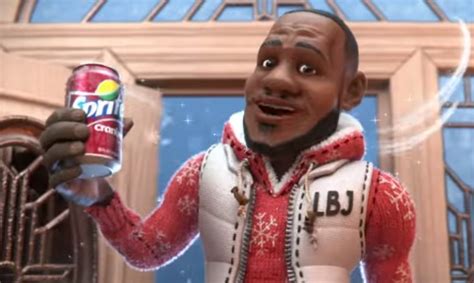 Sprite Cranberry Christmas Commercial Song - Animated LeBron James & DRAM