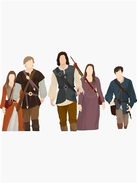 "Narnia Characters" Sticker for Sale by lolaedensart | Redbubble