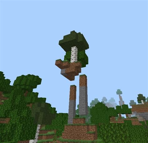 The birch tree had enough and decided to fly away .. : r/Minecraft