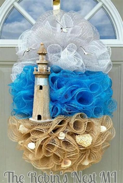 Diy Nautical Projects, Seashell Projects, Dyi Projects, Coastal Wreath, Nautical Wreath, Beach ...