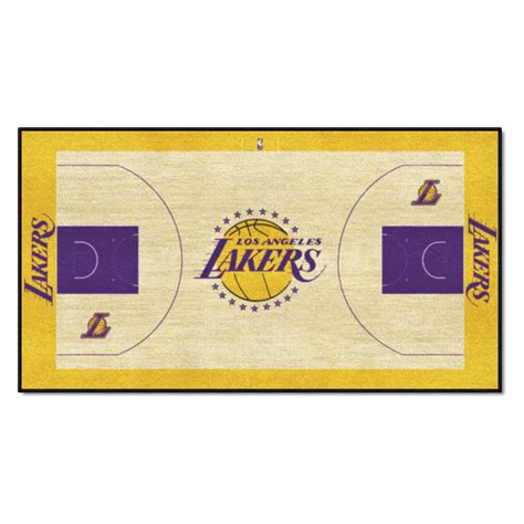 FanMats® 9491 - Los Angeles Lakers 24" x 44" Nylon Face Basketball ...