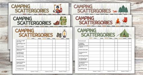 Entertaining Printable Campfire Games For The Whole Family - RV Camping ...