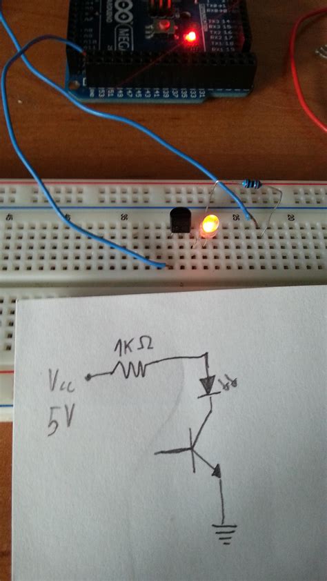 led - NPN transistor: collector current flowing to emitter without connecting base? - Electrical ...