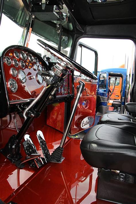 Trucking | Peterbilt trucks, Truck interior, Kenworth trucks