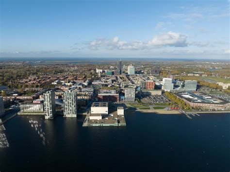 Almere Medium Large Dutch City in Province of Flevoland, the ...