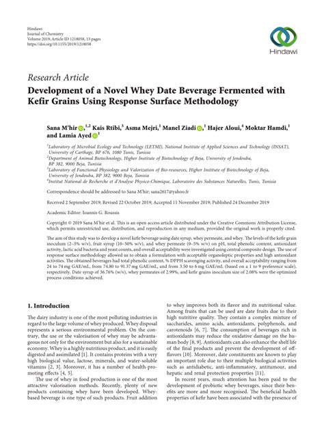 (PDF) Hindawi Journal of Chemistry Article ID 1218058 Research Article