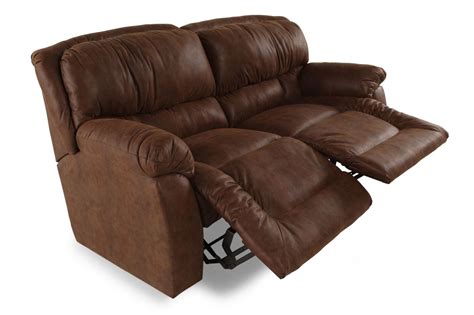 Reclining Microfiber Sofa in Dark Brown | Mathis Brothers Furniture