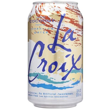 LaCroix Sparkling Water Coconut | Beverage Universe