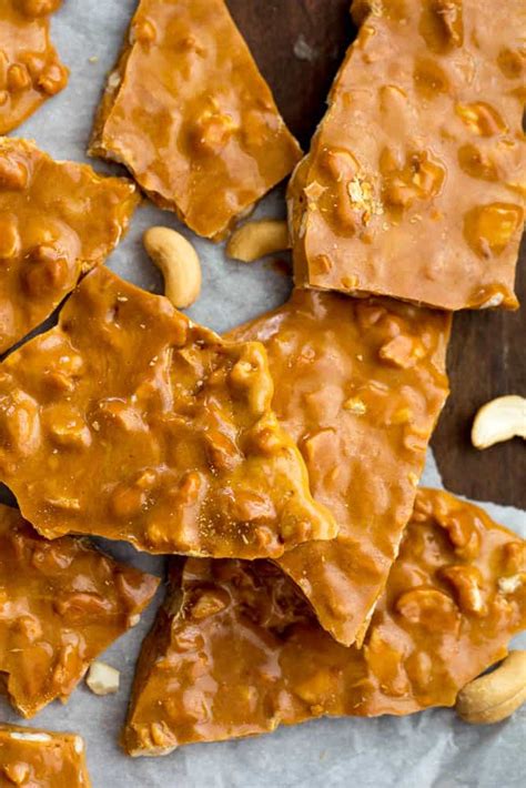 Easy Microwave Cashew Brittle | The Recipe Critic