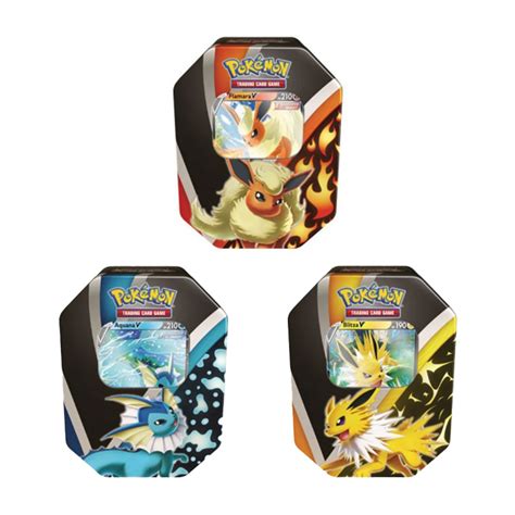 Pokémon V Tin Eevee Evolutions 🇬🇧 - Play & Collect