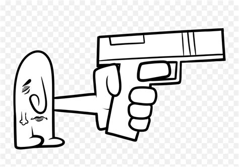 Glock Time - Gun Barrel Clipart Full Size Clipart Cartoon Gun Drawing ...