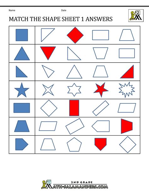 Grade 2 Geometry Worksheets