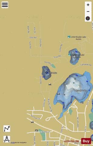 Hillis Lake Fishing Map | Nautical Charts App