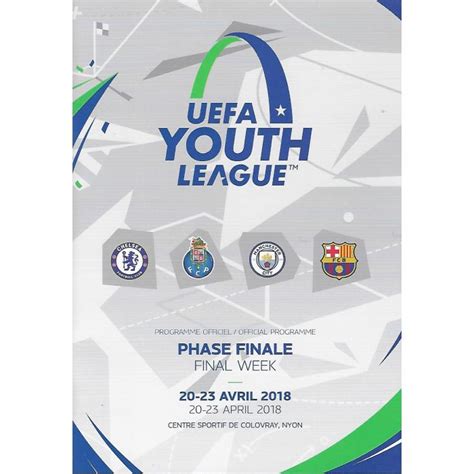 2018 UEFA Youth League Semi-Final/Final Programme