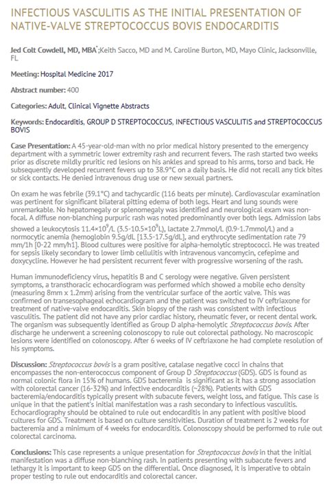 (PDF) Infectious Vasculitis as the Initial Presentation of Native-valve ...