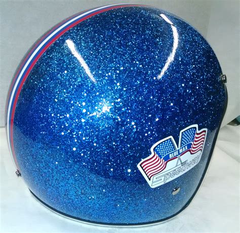 Retro Speedway Snowmobile Helmet