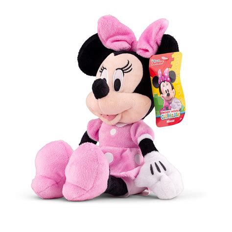 Disney Minnie Mouse 11 inch Child Plush Toy Stuffed Character Doll in Pink Dress 886144107764 | eBay